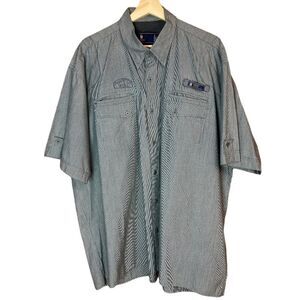 REGATTA Sports Men’s Gray Striped Shirt Size XL